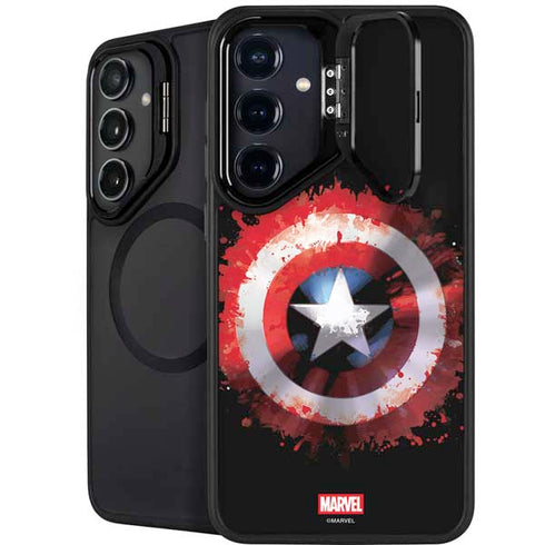 Marvel Captain America Star Shield Galaxy S26 Kickstand Case