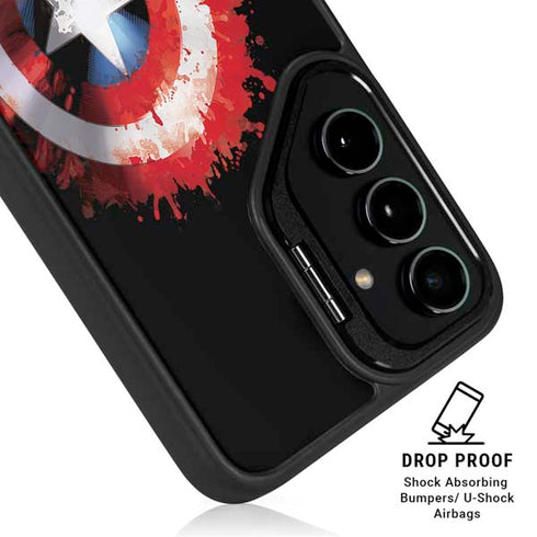 Marvel Captain America Star Shield Galaxy S26 Plus Kickstand Case