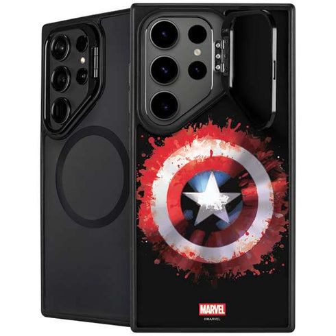 Marvel Captain America Star Shield Galaxy S26 Ultra Kickstand Case