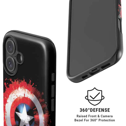 Marvel Captain America Star Shield iPhone 16 Magsafe Impact Case