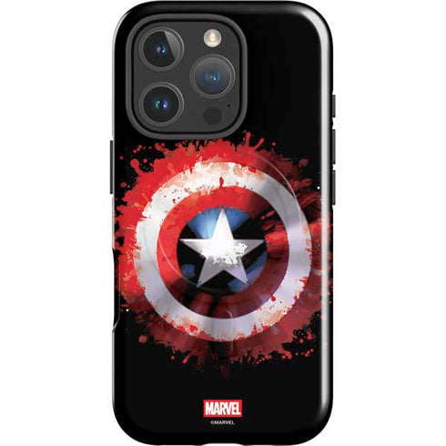 Marvel Captain America Star Shield iPhone 16 Pro Max Magsafe Impact Case