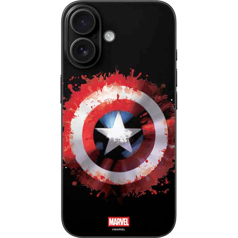 Marvel Captain America Star Shield iPhone 16 Skin