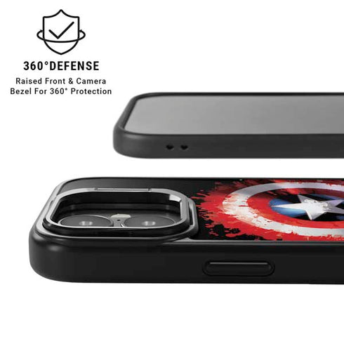 Marvel Captain America Star Shield iPhone 17 Kickstand Case