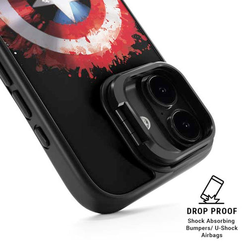 Marvel Captain America Star Shield iPhone 17 Kickstand Case