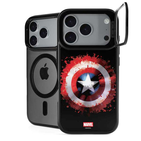 Marvel Captain America Star Shield iPhone 17 Pro Max Kickstand Case