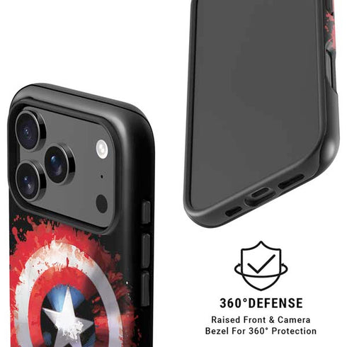 Marvel Captain America Star Shield iPhone 17 Pro Max Magsafe Impact Case