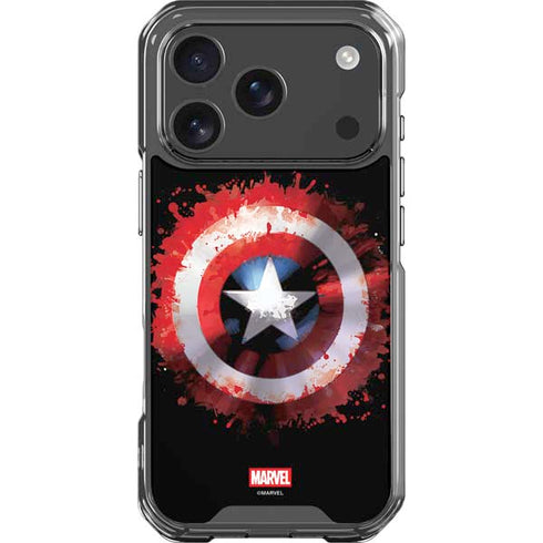 Marvel Captain America Star Shield iPhone 18 Pro Clear Case