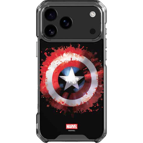 Marvel Captain America Star Shield iPhone 18 Pro Max Clear Case