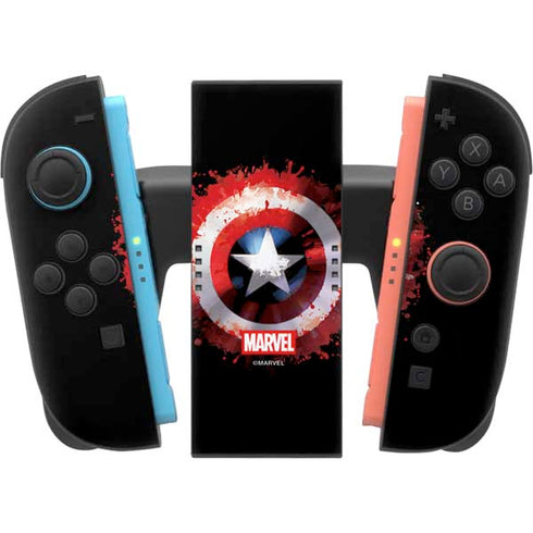 Marvel Captain America Star Shield Nintendo Switch 2 (2025) Joy-Con Controller Skin