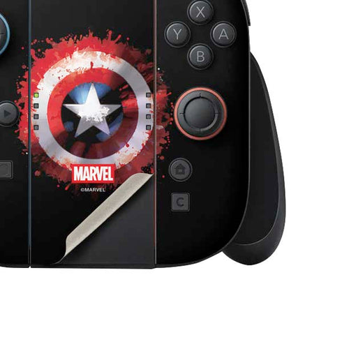Marvel Captain America Star Shield Nintendo Switch 2 (2025) Joy-Con Controller Skin