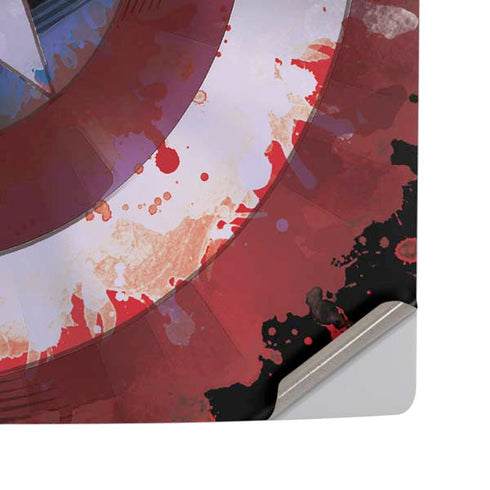 Marvel Captain America Star Shield PS5 Pro Disk Console Skin