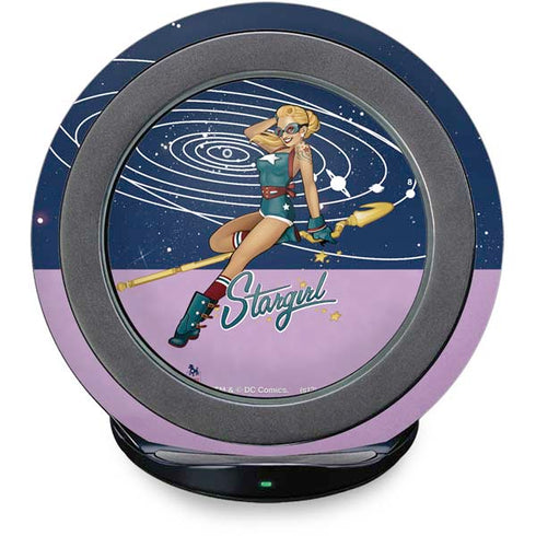 DC Comics Bombshells Stargirl- Field Guide to Cosmos Fast Charge Wireless Charging Stand Skin