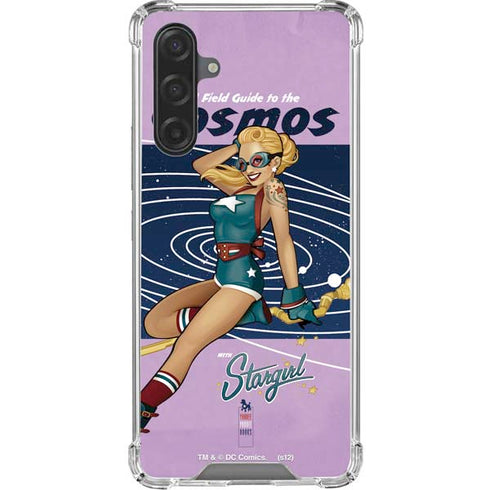 DC Comics Bombshells Stargirl- Field Guide to Cosmos Galaxy A17 Clear Case