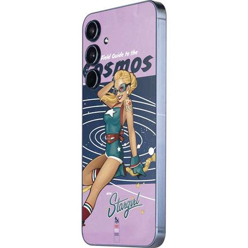 DC Comics Bombshells Stargirl- Field Guide to Cosmos Galaxy A35 5G Skin