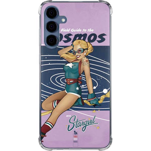 DC Comics Bombshells Stargirl- Field Guide to Cosmos Galaxy A55 5G Clear Case