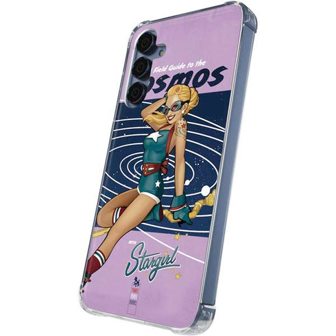 DC Comics Bombshells Stargirl- Field Guide to Cosmos Galaxy A55 5G Clear Case