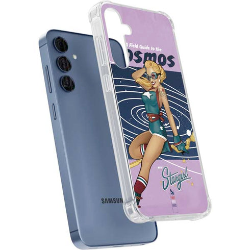 DC Comics Bombshells Stargirl- Field Guide to Cosmos Galaxy A55 5G Clear Case