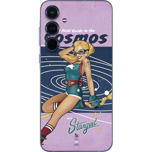 DC Comics Bombshells Stargirl- Field Guide to Cosmos Galaxy A55 5G Skin