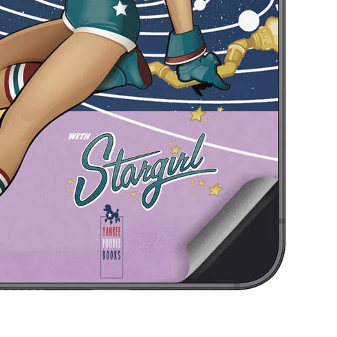 DC Comics Bombshells Stargirl- Field Guide to Cosmos Galaxy S25 Plus Skin