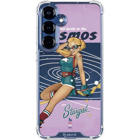 DC Comics Bombshells Stargirl- Field Guide to Cosmos Galaxy S25 Plus Clear Case