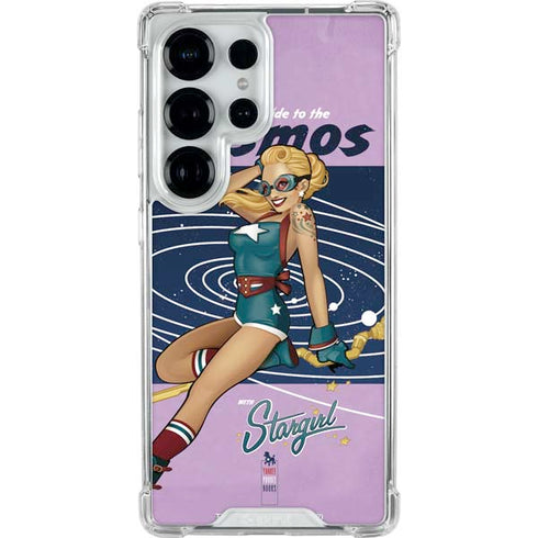 DC Comics Bombshells Stargirl- Field Guide to Cosmos Galaxy S25 Ultra Clear Case