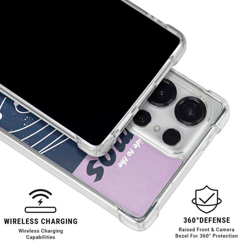 DC Comics Bombshells Stargirl- Field Guide to Cosmos Galaxy S25 Ultra Clear Case