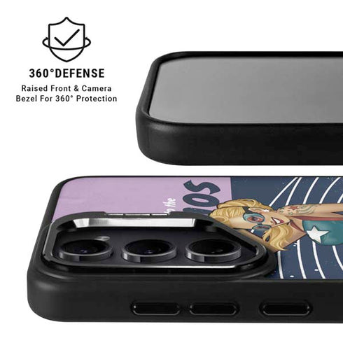 DC Comics Bombshells Stargirl- Field Guide to Cosmos Galaxy S26 Kickstand Case