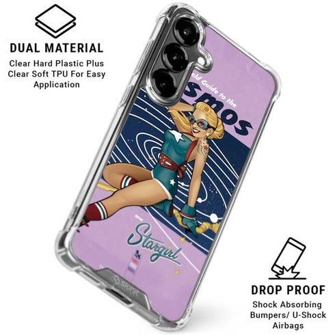 DC Comics Bombshells Stargirl- Field Guide to Cosmos Galaxy S26 Plus Clear Case