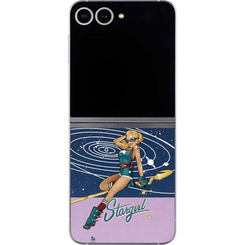 DC Comics Bombshells Stargirl- Field Guide to Cosmos Galaxy Z Flip6 Skin
