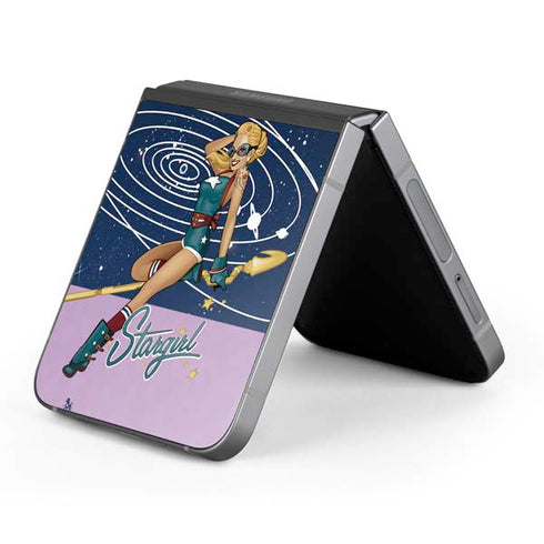 DC Comics Bombshells Stargirl- Field Guide to Cosmos Galaxy Z Flip6 Skin