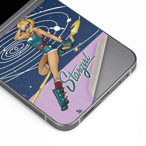 DC Comics Bombshells Stargirl- Field Guide to Cosmos Galaxy Z Flip6 Skin