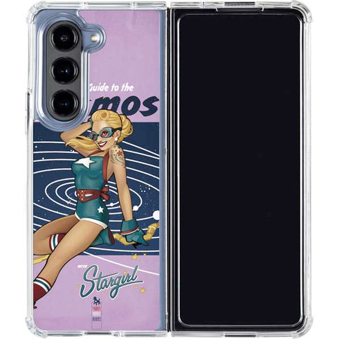 DC Comics Bombshells Stargirl- Field Guide to Cosmos Galaxy Z Fold5 5G Clear Case