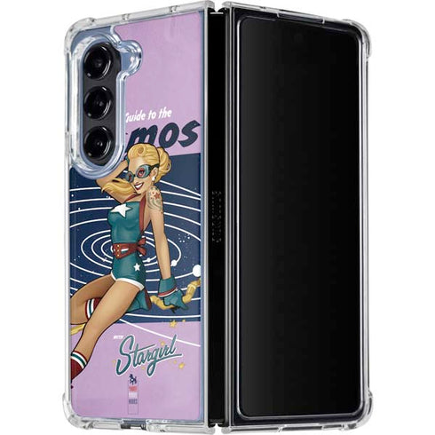 DC Comics Bombshells Stargirl- Field Guide to Cosmos Galaxy Z Fold5 5G Clear Case