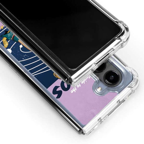 DC Comics Bombshells Stargirl- Field Guide to Cosmos Galaxy Z Fold5 5G Clear Case
