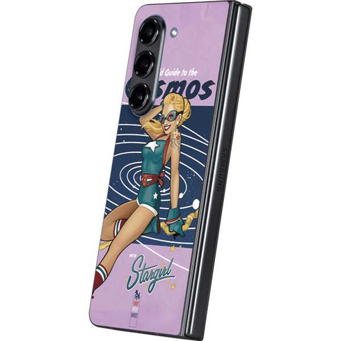 DC Comics Bombshells Stargirl- Field Guide to Cosmos Galaxy Z Fold5 5G Skin