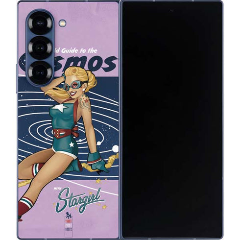 DC Comics Bombshells Stargirl- Field Guide to Cosmos Galaxy Z Fold6 Skin