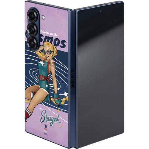 DC Comics Bombshells Stargirl- Field Guide to Cosmos Galaxy Z Fold6 Skin