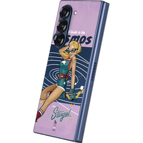 DC Comics Bombshells Stargirl- Field Guide to Cosmos Galaxy Z Fold6 Skin