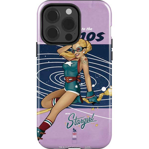 DC Comics Bombshells Stargirl- Field Guide to Cosmos iPhone 15 Pro Impact Case