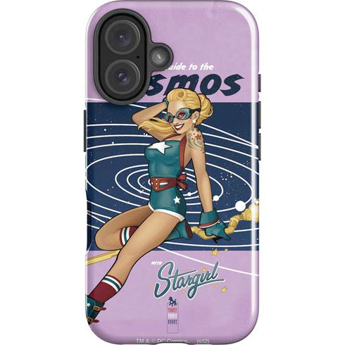 DC Comics Bombshells Stargirl- Field Guide to Cosmos iPhone 16 Impact Case