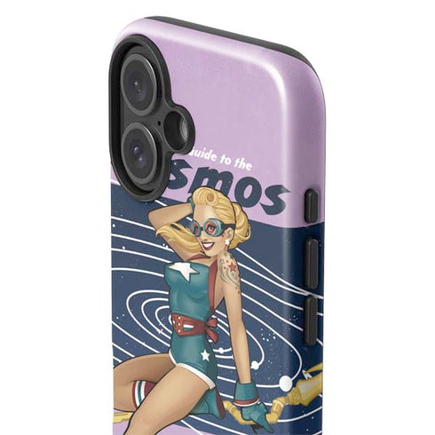 DC Comics Bombshells Stargirl- Field Guide to Cosmos iPhone 16 Impact Case