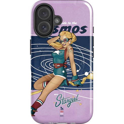 DC Comics Bombshells Stargirl- Field Guide to Cosmos iPhone 16 Plus Magsafe Impact Case