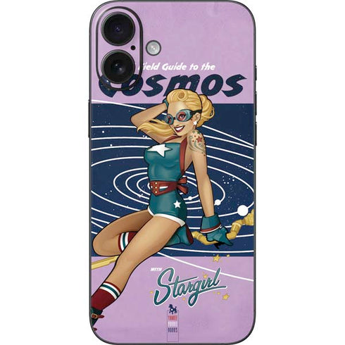 DC Comics Bombshells Stargirl- Field Guide to Cosmos iPhone 16 Plus Skin