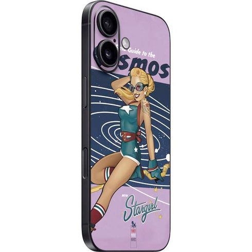 DC Comics Bombshells Stargirl- Field Guide to Cosmos iPhone 16 Plus Skin
