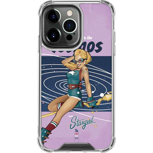 DC Comics Bombshells Stargirl- Field Guide to Cosmos iPhone 16 Pro Clear Case