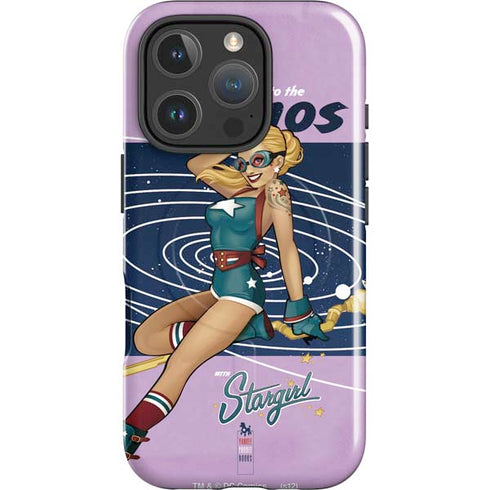 DC Comics Bombshells Stargirl- Field Guide to Cosmos iPhone 16 Pro Max Magsafe Impact Case
