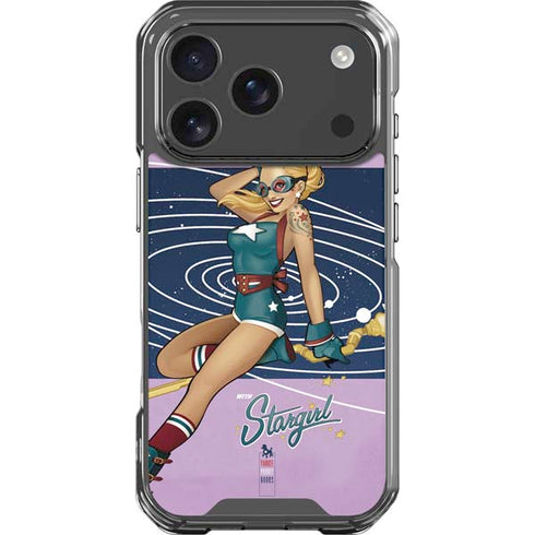 DC Comics Bombshells Stargirl- Field Guide to Cosmos iPhone 18 Pro Clear Case