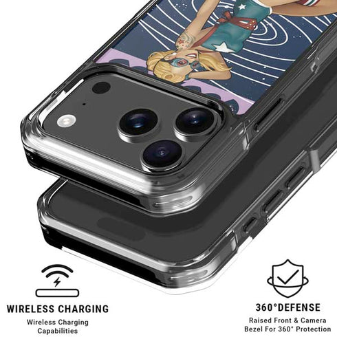 DC Comics Bombshells Stargirl- Field Guide to Cosmos iPhone 18 Pro Clear Case