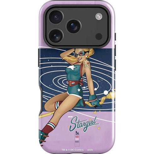 DC Comics Bombshells Stargirl- Field Guide to Cosmos iPhone 18 Pro Impact Case