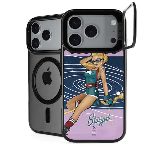 DC Comics Bombshells Stargirl- Field Guide to Cosmos iPhone 18 Pro Kickstand Case